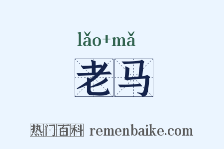 老马是什么意思的图片